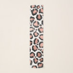 Pañuelo Moda moderna Rosa negro Relieve metalizado dorado<br><div class="desc">Este moderno safari de moda es perfecto para una moderna y elegante moda. Presenta una impresión falsa de oro rosa y animal de leopardo de Relieve metalizado negro encima de un simple fondo blanco. Es elegante, elegante y de moda. ***NOTA DE DISEÑO IMPORTANTE: Para cualquier solicitud de diseño personalizado, como...</div>