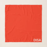 Pañuelo Nombre de color rojo de Disa<br><div class="desc">Nombre de color rojo de Disa</div>