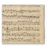 Pañuelo Papel de hoja manuscrita vintage (órgano)<br><div class="desc">La música antigua de órganos manuscritos cubre esta bufanda de chicles. Gran idea de regalo para los amantes de la música.</div>