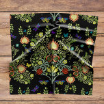 Pañuelo Patrón De Arte Y Artesanía De William Morris<br><div class="desc">Adaptado del fondo de pantalla de William Morris,  1917,  llamado "persa",  cortesía del Museo de Brooklyn. He profundizado los colores y he añadido las mariposas,  libélulas y algunos curículos.</div>