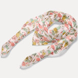 Pañuelo Patrón de flamenco tropical<br><div class="desc">Hermosos flamencos de color acuático y monstera dejan un patrón de temática tropical.</div>