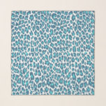 Pañuelo Patrón de leopardo azul Impresión animal Cubierta<br><div class="desc">Patrón de Leopardo Azul de moda Imprimir bufanda de Chiffon. Parte de una colección.</div>