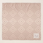 Pañuelo Patrón de lujo Rosa Oro Personalizado<br><div class="desc">Diseño Rosa de lujo Gold Personalizado. Puedes visitar mi tienda por productos más hermosos.</div>
