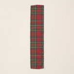 Pañuelo Patrón de platillos tradicionales Stewart Tartán<br><div class="desc">Patrón Tartán de Stewart Real rojo y verde</div>