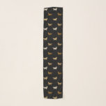 Pañuelo Patrón de siluetas de recuperación de oro<br><div class="desc">La bufanda de Golden Lover</div>