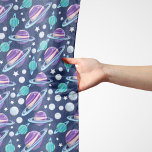 Pañuelo Patrón espacial, planetas, estrellas, galaxia, cos<br><div class="desc">Patrón lindo,  divertido y adorable con planetas (Luna,  Saturno,  Urano,  Plutón). Un regalo moderno y de moda,  perfecto para el amante del espacio en tu vida.</div>