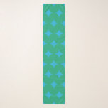 Pañuelo Patrón geométrico del mod del medio siglo - verde<br><div class="desc">Patrón geométrico del mod del medio siglo - verde y azul</div>