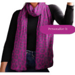 Pañuelo Patrón leopardo-magenta-<br><div class="desc">Presentamos nuestra estafa de moda de leopardo magenta Print Chiffon, donde la elegancia se une al estilo salvaje. Eleva tu colección de accesorios con esta bufanda liviana con una vibrante huella de leopardo en el último matiz magenta. Hacerlo único suyo añadiendo personalización, un toque perfecto para un regalo atento y...</div>