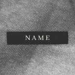 Pañuelo Personalizado negro simple Agregar su nombre elega<br><div class="desc">Simple Personalizado Negro Añade tu nombre Elegante Diseño para cualquiera.</div>