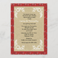 Pañuelo que casa la invitación