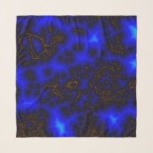 Rayo azul Chiffon Scarf de 36" x 36"