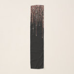 Pañuelo Rosa negro de lujo Oro Sparkly Purpurina Fringe<br><div class="desc">Esta lujosa y glamurosa impresión es el diseño perfecto para una mujer de diseño. Presenta una falsa cortina rosa purpurina dorada brillante con una falsa tipografía purpurina sobre un simple fondo negro. Es un diseño elegante, moda, moderno y de moda con un toque de Hollywood. ***NOTA DE DISEÑO IMPORTANTE: Para...</div>