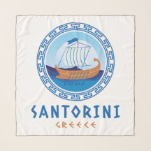 Santorini, Grecia Diseño de Barco Griego