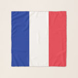 Pañuelo Scarf cuadrado con bandera de Francia<br><div class="desc">Añade un toque de elegancia a tu armario con nuestro exclusivo pañuelo cuadrado con la bandera de Francia. Diseñado con meticulosa atención a los detalles, este pañuelo es más que un accesorio elegante; es una celebración de la cultura y el patrimonio francés. El diseño vibrante muestra de manera destacada la...</div>
