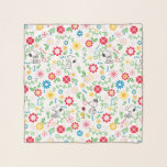 Pañuelo Snoopy So Sweet Flower Pattern<br><div class="desc">Take a look at this super cute design featuring Snoopy in a bright,  floral garden pattern.</div>