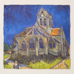 Pañuelo Vincent van Gogh - La Iglesia de Auvers<br><div class="desc">Iglesia de Auvers / l'Eglise à Auvers-sur-oise por Vincent Van Gogh en 1890</div>