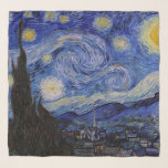 Pañuelo Vincent Van Gogh - La noche estrellada<br><div class="desc">La noche estrellada / La nuit etoilee - Vincent Van Gogh en 1889</div>