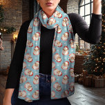 Pañuelo Vintage Santa Claus Blue Navidades<br><div class="desc">Entra en el espíritu de las vacaciones con esta encantadora bufanda vintage de Navidades de Santa Claus. Esta bufanda, con un estampado nostálgico de color de agua Santa sobre un fondo azul festivo, aporta un toque clásico a cualquier vestimenta de invierno. Hecho a partir de un chiffon ligero, es perfecto...</div>
