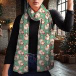 Pañuelo Vintage Santa Claus Green Navidades<br><div class="desc">Entra en el espíritu de las vacaciones con esta encantadora bufanda vintage de Navidades de Santa Claus. Esta bufanda, con un estampado nostálgico de color de agua Santa sobre un fondo verde festivo, aporta un toque clásico a cualquier conjunto de invierno. Hecho a partir de un chiffon ligero, es perfecto...</div>