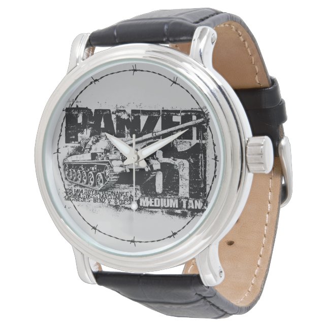 Panzer 61 reloj de pulsera (Angular)