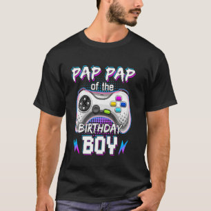 Pap Pap Del Juego De Video Birthday Boy B Day Top 