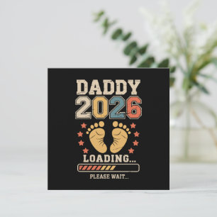 Papa 2026 Cargando Anuncio de Bebé Esperando Papá
