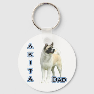 Papá 4 de Akita - llavero