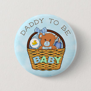 Papá a ser botón de Baby Shower