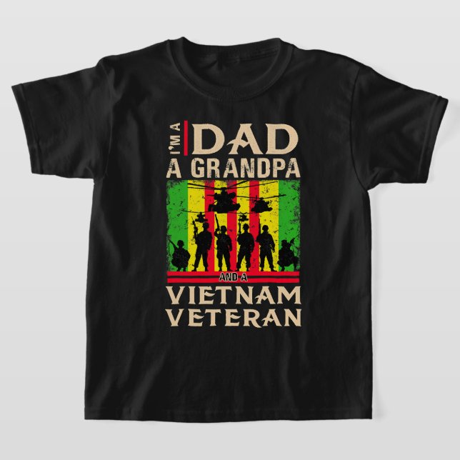 Papá Abuelo Vietnam Veteranos Camisetas padres vet (Distribución)