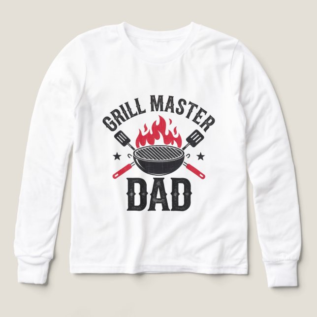 Papá Amo Grill - Gracioso regalo del Día del Padre (Diseño frontal)