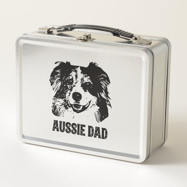 Papá Aussie - Padre Pastor Australiano (Anverso)