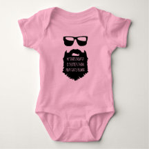 Papá barba Baby One Piece Body Suite