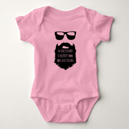 Papá barba Baby One Piece Body Suite