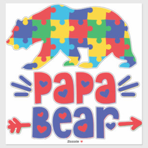 Papa Bear Vinyl Pegatina