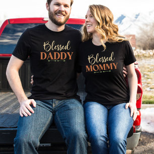 Papá Bendito Camiseta Cristiana para Papá de la