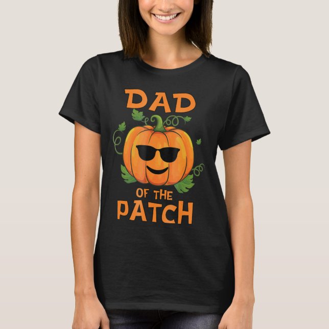 Papá calabaza de la familia de las camisetas del p (Anverso)