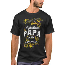PAPÁ CALIENTE DE LA CAMISETA DE LA PAPÁ MI NOMBRE