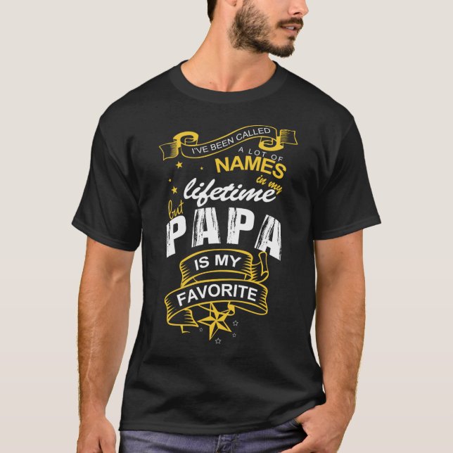 PAPÁ CALIENTE DE LA CAMISETA DE LA PAPÁ MI NOMBRE (Anverso)