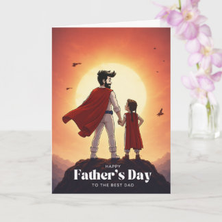 Papa Cinta Adhesiva - Tarjeta del Día del Padre (S