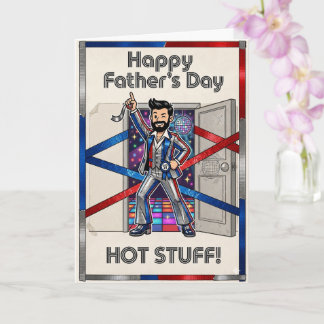 Papa Cinta Adhesiva - Tarjeta del Día del Padre (v