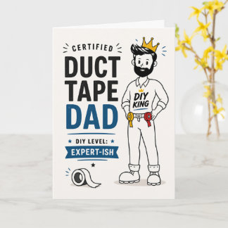 Papa Cinta Adhesiva - Tarjeta del Día del Padre (v