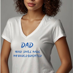 Papá cita camisetas de mujeres