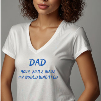 Papá cita camisetas de mujeres
