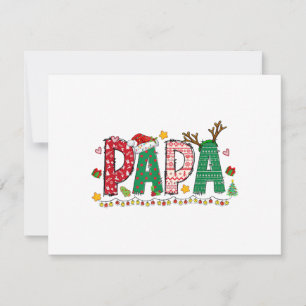 Papa Claus Luces de Navidad Pijama Familia Combina