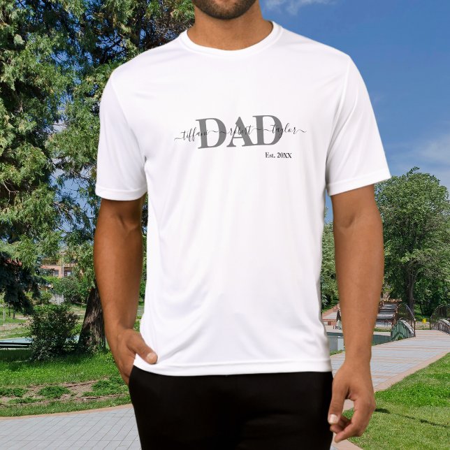 Papá con niños nombra la camiseta del año (Subido por el creador)