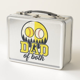 Papá de béisbol y sóftbol de ambos diseño vectoria