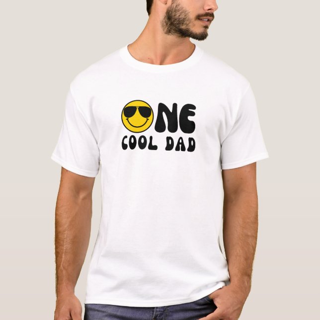 Papá de cumpleaños de la camiseta blanca "Un papá  (Anverso)