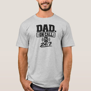 Papa de Guardia 24/7 - Camiseta