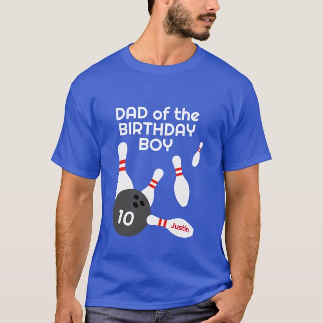 Papá de la camiseta de boliche del chico del BIrth (Anverso)