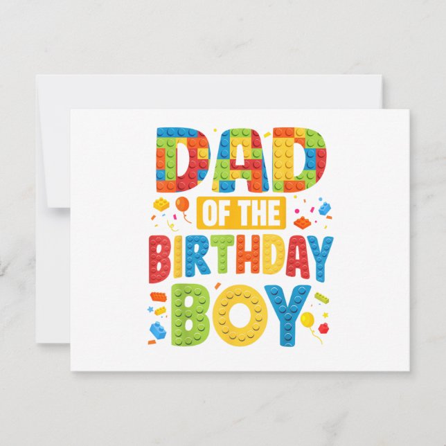 Papá de la fiesta de cumpleaños (Anverso)